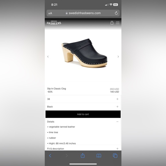 Swedish Hasbeens Clog - Picture 12 of 14